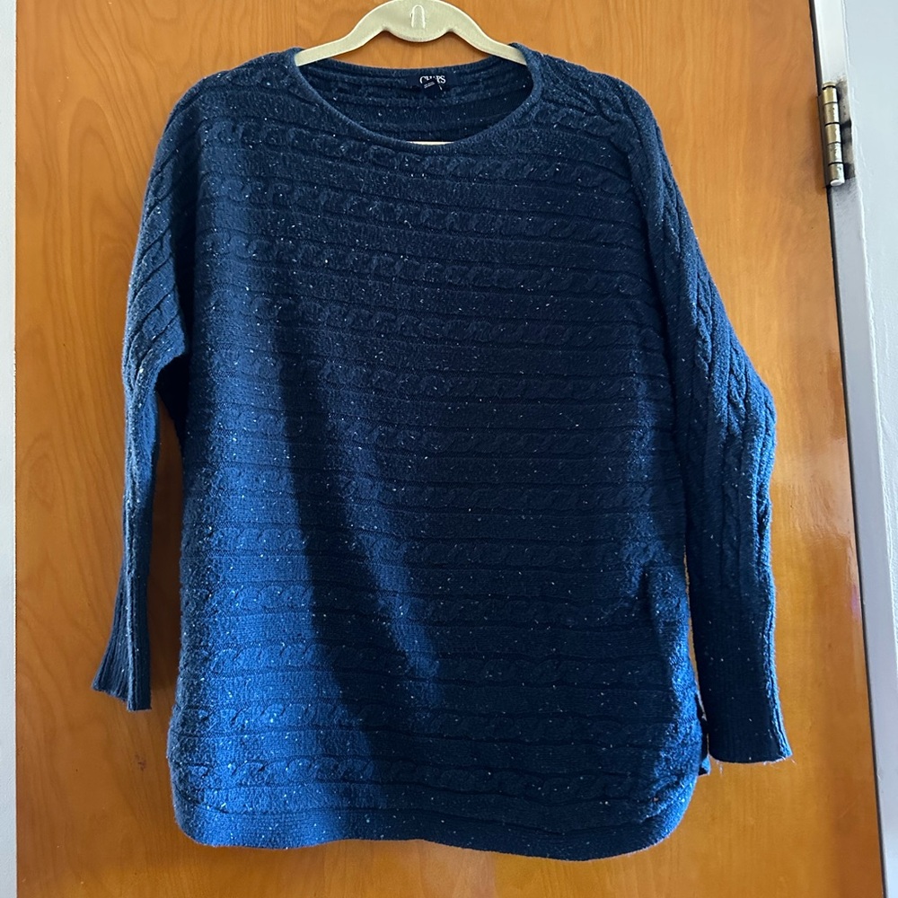 Chaps Navy Blue Sweater